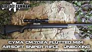 Airsoft Bolt Action Sniper Rifle - Unboxing, Assembly & Chrono - CYMA CM.702A M24 - BB Gun cm702a