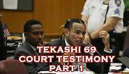 Tekashi 6ix9ine Full Court Testimony (UNCUT)