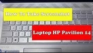 How To Take Screenshot on Laptop HP Pavilion 14