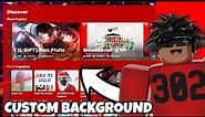 How To Change Your Roblox Background/Theme!!!