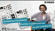 AG Quick Start for Guitarist: See how to connect and use AG DSP CONTROLLER