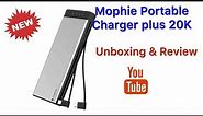 Mophie portable charger plus 20k REVIEW