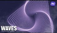Mastering Animated Waves with Radio Waves | After Effects Tutorial