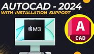Install & Activate Autocad 2024 on Apple MAC M3 MAX | Step by Step Tutorial