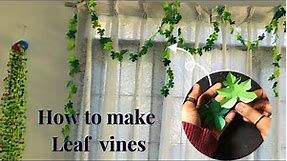 paper vines / Room decoration (English Sub) #howto #english