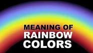 7 Colors Of Rainbow | Its Meaning And Significance |