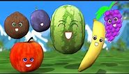 Learn Names of Fruits with the Baby Shapes | Noodle Kidz