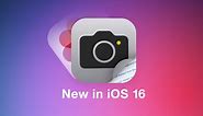 Everything New in the iOS 16 Photos and Camera Apps