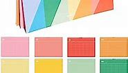 POKETO - Spectrum Mini Planner - Undated 12 Month Wall & Desk Calendar - 11.75” x 8” - Minimalist Design - Spiral Hanging Wall Planner - Eco-Friendly Paper - Office Supplies - 2023 - Rainbow