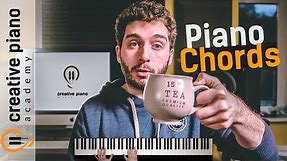 PIANO CHORDS: The ULTIMATE Step-by-Step Guide For Beginners [IN REAL TIME]