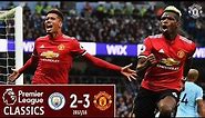 Premier League Classic | Manchester City 2-3 Manchester United | Pogba Double Sinks City