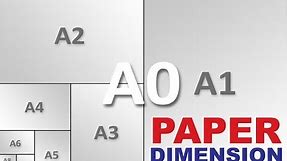 A4 Size Paper Measurement and Dimensions