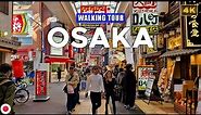 Osaka JAPAN - Downtown Osaka City Walk 2024 [Travel Vlog]