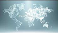 world map video background | 4K abstract world map | world map footage | Royalty Free Footages
