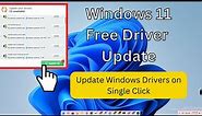 How to update drivers for Windows 10, 11 PC/Laptops | Free Windows driver update software