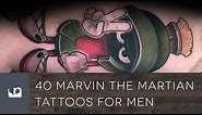 40 Marvin The Martian Tattoos For Men