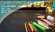 Colored Pencil on Black Paper Live - Lachri