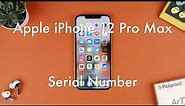 How to Find Serial Number on the iPhone 12 Pro Max || Apple iPhone 12 Pro Max