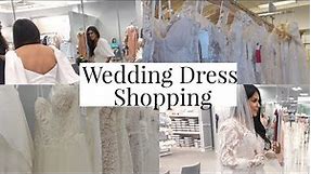 Wedding Dress Shopping at David's Bridal | ALL UNDER $1k!!!! Trying 5+ dresses & loving all of them!