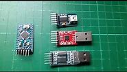 Arduino USB-to-Serial Tutorial - Programming the Pro Mini