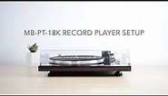 mbeat MB-PT-18K Record Player Setup Instruction