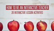 20 interactive teaching activities for in the interactive classroom
