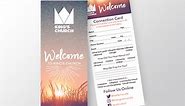 Church Connection Card, an Invitation Template by Team Alabaster