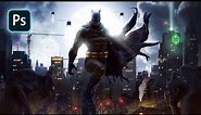 Photoshop Speed Art | Batman Arkham City