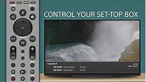How to Control Your Set-Top Box with your Sony BRAVIA® Remote Control