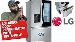 LG French Door Counter-Depth Refrigerator w/ InstaView most reliable fridge 2023