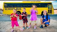 Five Kids teach School bus rules with friends + more Children's videos