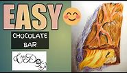 How To Draw A Chocolate Bar Step By Step For Beginners | Easy Chocolate Candy Bar Drawing Tutorial