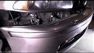 E39 [BMW 5 Series 1995 - 2003] Front Bumper Removal