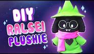DIY FLUFFY BOY RALSEI Plushie with Moveable Joints! DELTARUNE Sock Plushie (FREE Pattern) Tutorial