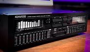 Kenwood GE-900W Quality Vintage Stereo Analog Graphic Equalizer Demo