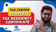 Id document and Tax residency certificate of freepik 2022