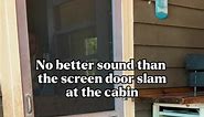 The sound of a screen door slamming is truly one of the best sounds.❤️ it reminds me of my little yellow house, our simple cabin and even the camper we used growing up. I hope everyone has a great Memorial Day and remember to appreciate the small, simple pleasures in life. #screendoor #nostalgia #memorialday #cabin #simplelife #wisconsin #midwest | Morgan Geyer
