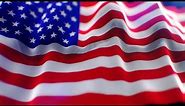 🇺🇸 American Waving Flag / USA Flag Particles Wave Animation +4K 60FPS PREMIUM