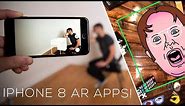 5 AMAZING Augmented Reality Apps for the iPhone 8!