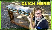 How to Build a Hall Table. Awesome Pallet Wood Project
