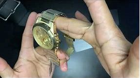 ARMANI EXCHANGE WATCH/ CHRONOGRAPH GOLD #armaniexchange #goldwatch #unboxing