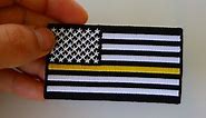 Yellow Stripe American Flag Patch