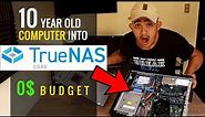 How to build a DIY NAS from an OLD PC [0$-50$] Budget | TrueNAS