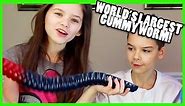 The World's Largest Gummy Worm! | KittiesMama