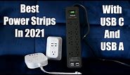 Best Power Strips With USB-C and USB-A Ports For 2021 - Reviews
