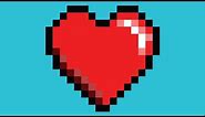 How to Draw a Pixel Art Heart - Adobe Illustrator Tutorial