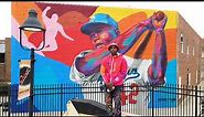 How I Painted the Jackie Robinson Street Art Tribute Mural
