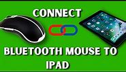How to connect a wireless mouse to iPad 9 generation