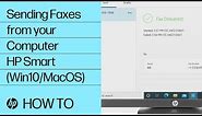 Sending Faxes from Your Computer Using HP Smart | HP Printers | HP Support