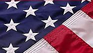 American Flag for Outside 2x3 - USA Flag, Heavy Duty American Flag with Embroidered Stars and Sewn Stripes American Flags for Outdoor Made in USA High Wind- All Weather Flags
